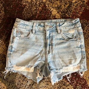 American Eagle Outfitters Light Wash Jean Shorts